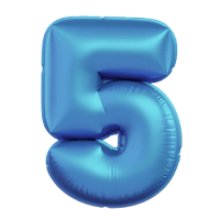 ilustracion-3d-numero-5-azul